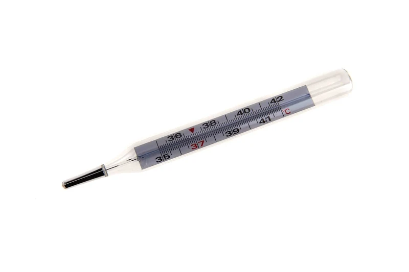 Romed klassisches Fieberthermometer analog ohne Quecksilber