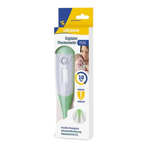 Lifemed Fieber-Thermometer-Mischdisplay