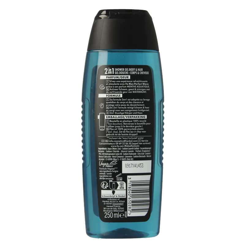 FA Men douche perfect wave 250 Milliliter