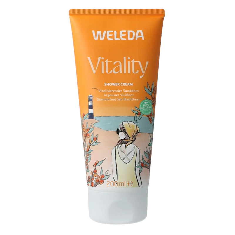 Weleda Duindoorn vitaliserende douchecreme 200.00 Milliliter