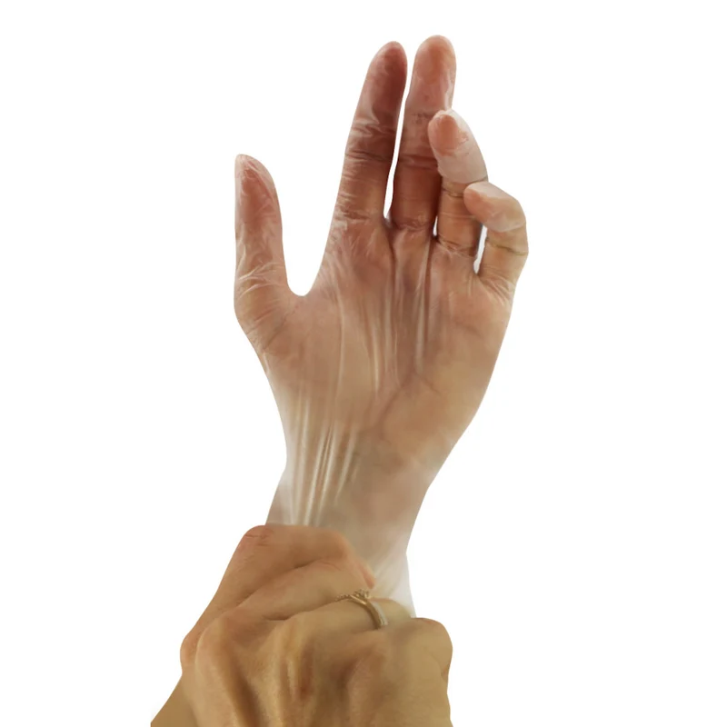 Medi-Inn Vinyl Comfort Einmalhandschuhe, transparent, puderfrei