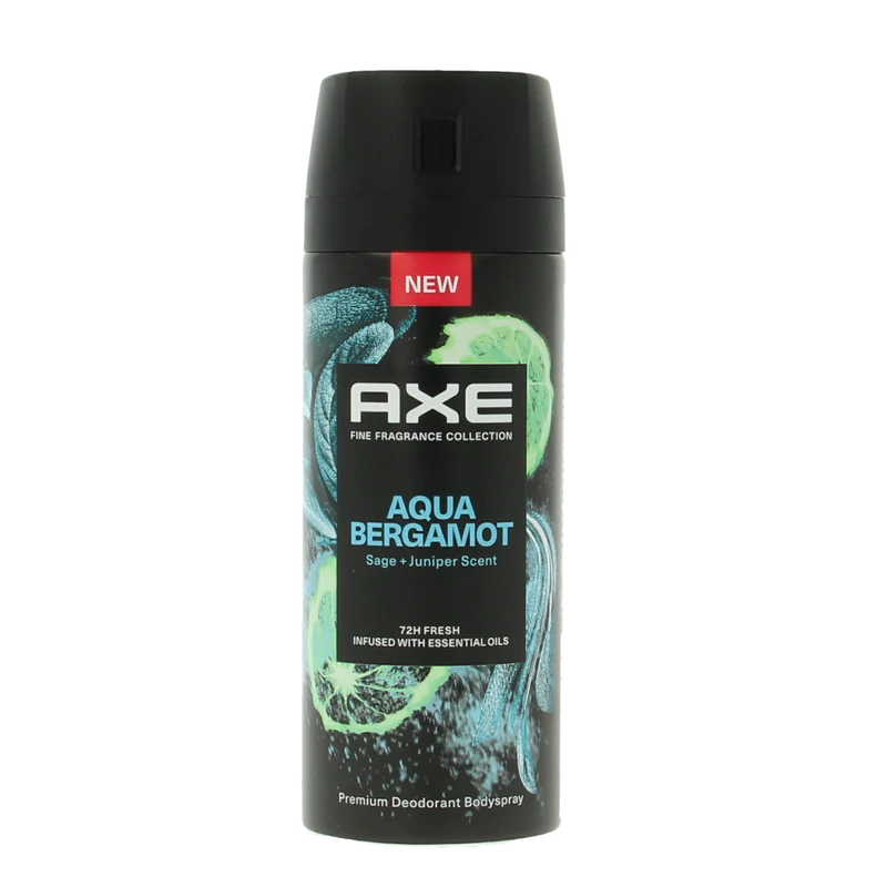 AXE Deodorant bodyspray kenobi aqua bergamot 150.00 Milliliter