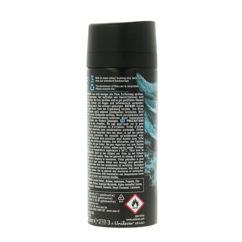 AXE Deodorant bodyspray kenobi aqua bergamot 150.00 Milliliter