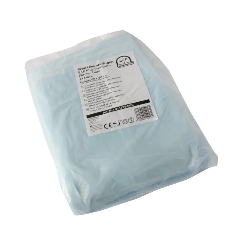 Medi-Inn Krankenunterlagen SAP Plus Premium 60 x 60 cm 25er Pack