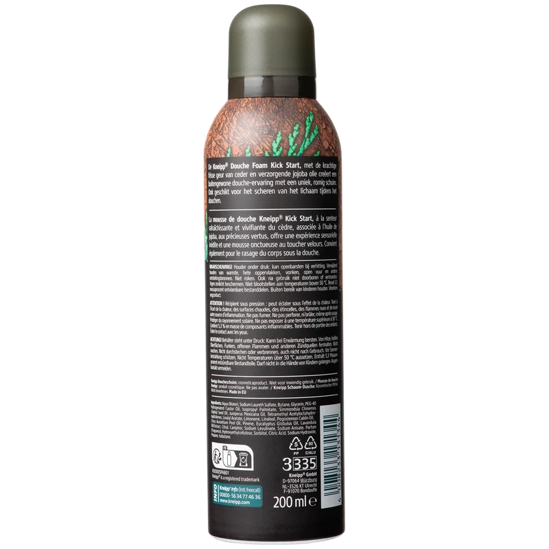 Kneipp Douche foam Men Kick Start 200.00 Milliliter