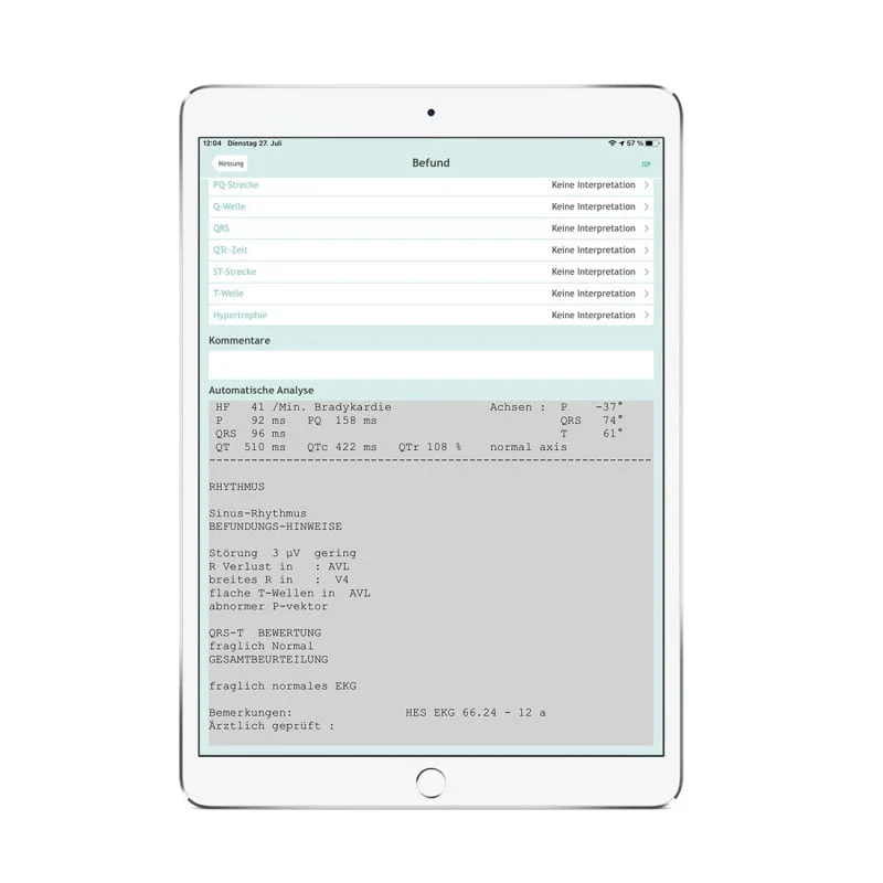 CardioSecur Pro Interpretationsoption