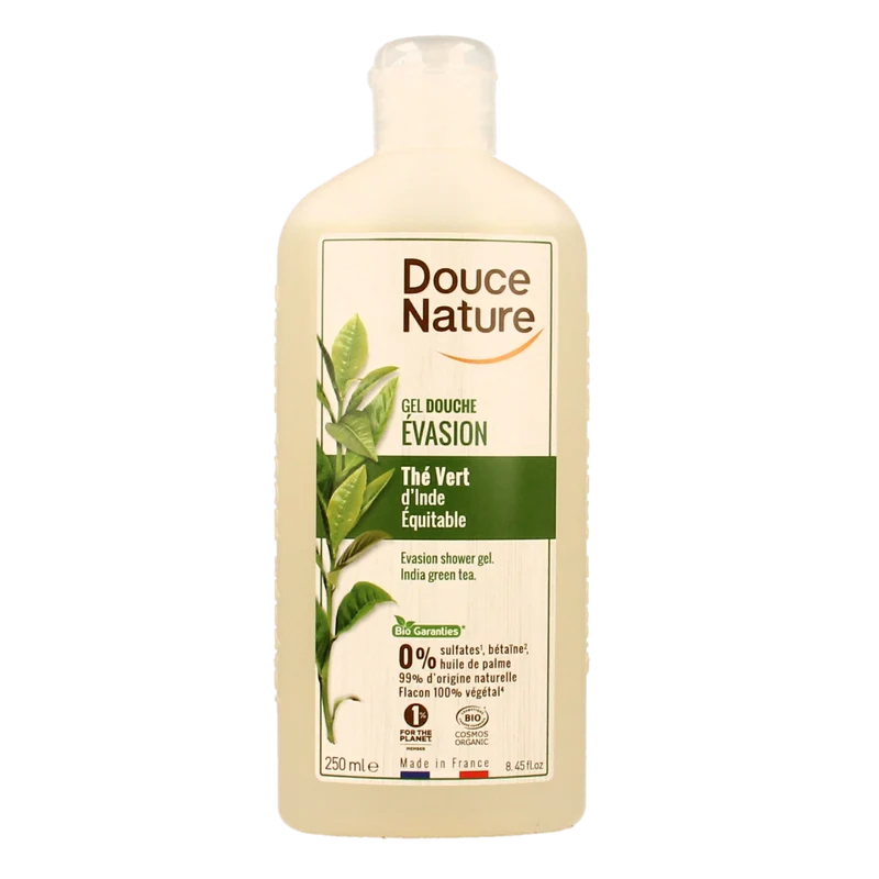 Douce Nature Douchegel evasion groene thee bio 250.00 Milliliter
