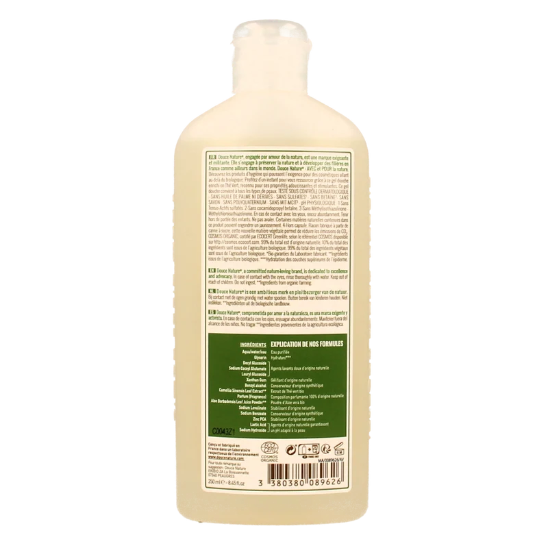 Douce Nature Douchegel evasion groene thee bio 250.00 Milliliter