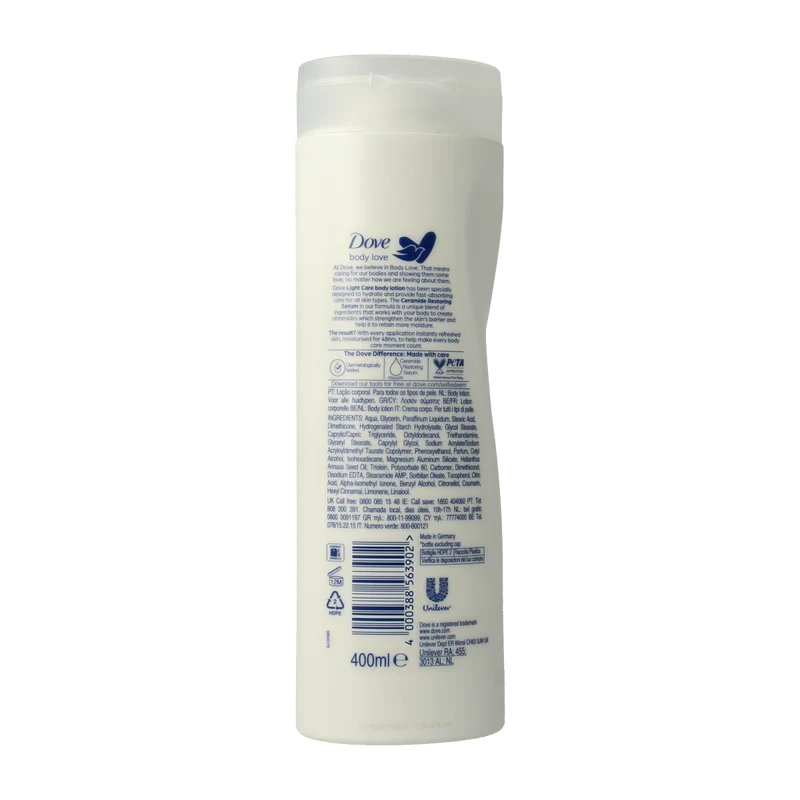 Dove Bodylotion hydro 400.00 Milliliter
