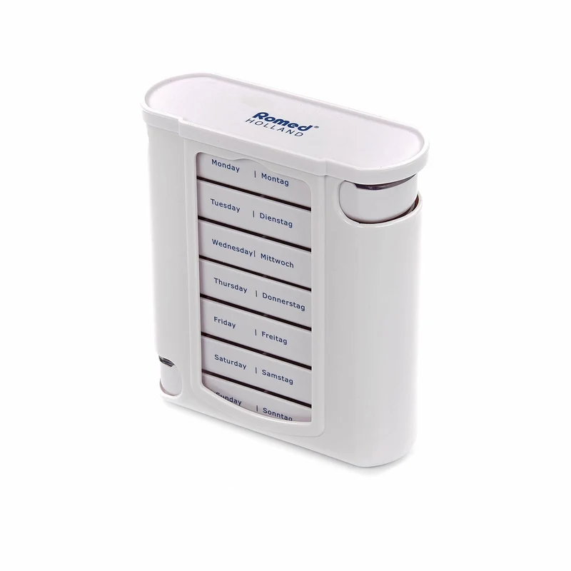 Romed Wochendispenser 7 Tage Tablettenbox Pillenbox weiß