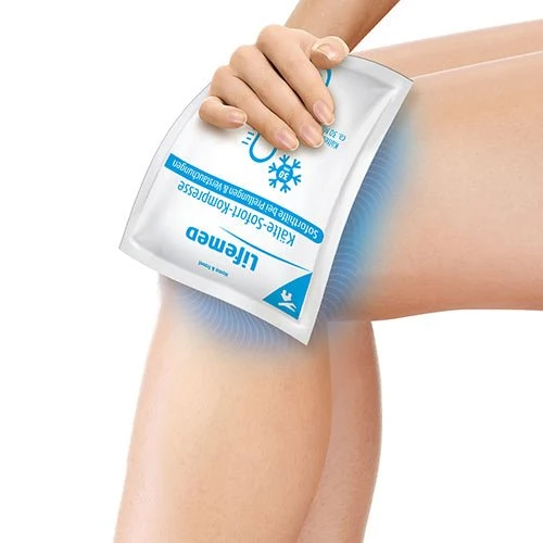 Lifemed Kälte-Sofort-Kompresse 13 cm x 15 cm weiß Größe S