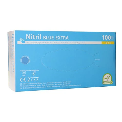 Medi-Inn Nitril blue extra Einmalhandschuhe puderfrei