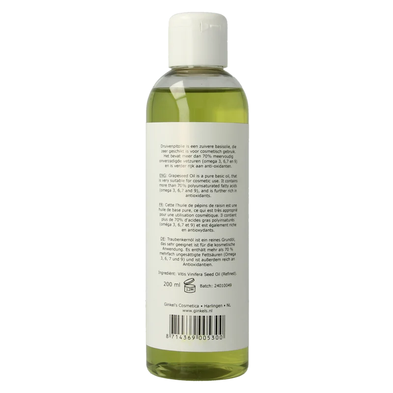 Ginkel's Druivenpitolie 200.00 Milliliter