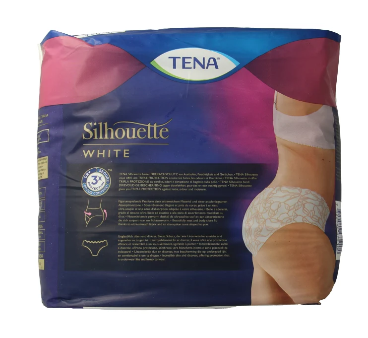 Tena Silhouette plus low waist wit M 12.00 Stuks