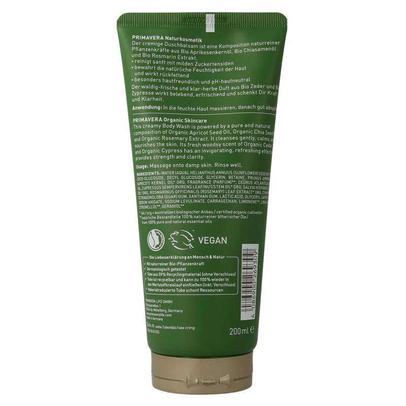 Primavera Forest walk body wash 200.00 Milliliter