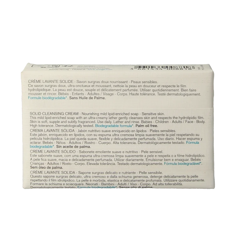 Uriage Thermaal water creme lavante solide 125.00 Gram