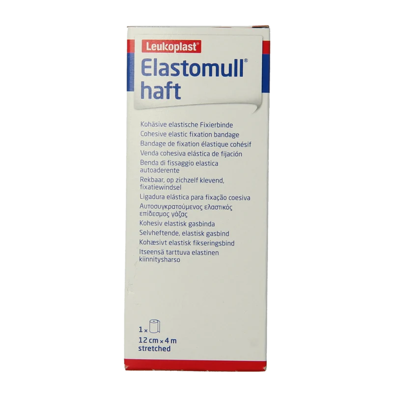 Elastomull Fixatiewindsel haft 4m x 12cm 45474 1.00 Stuks