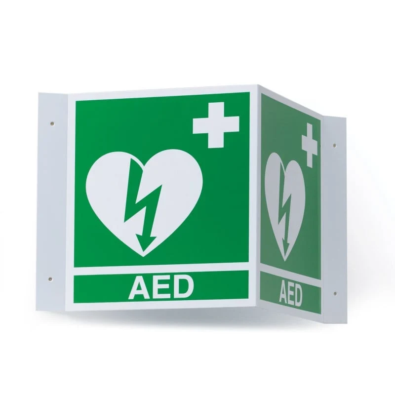 ILCOR AED 3D-Wandschild