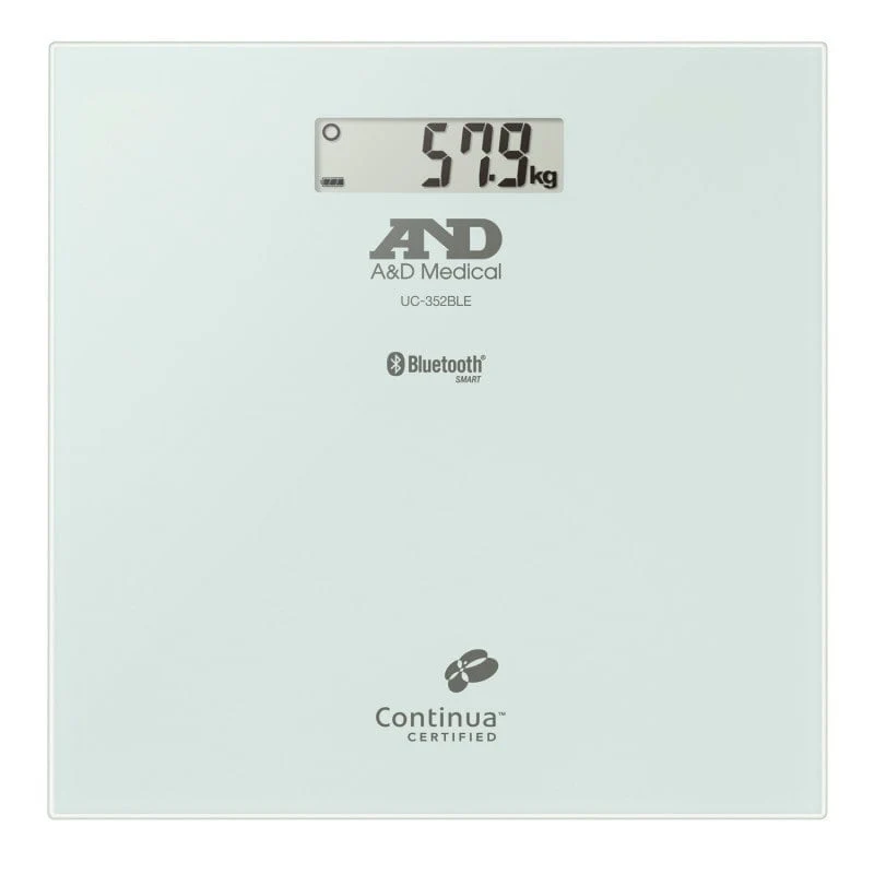 Digitale Bluetooth-Personenwaage aus Glas UC-352BLE