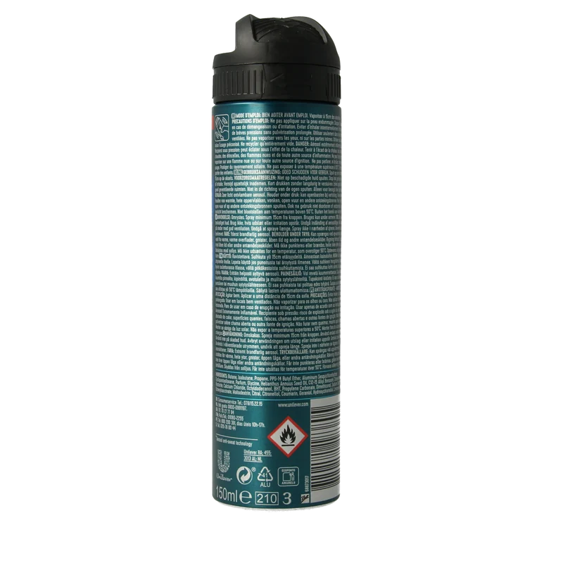 Rexona Deodorant spray men dry cobalt 150.00 Milliliter