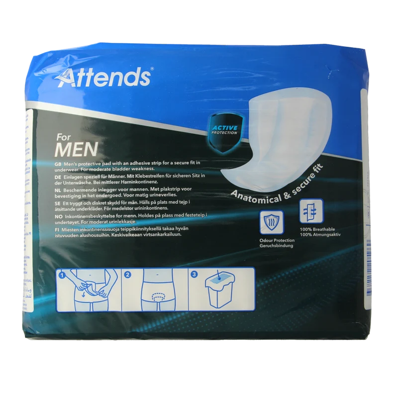 Attends For men 4 14.00 Stuks