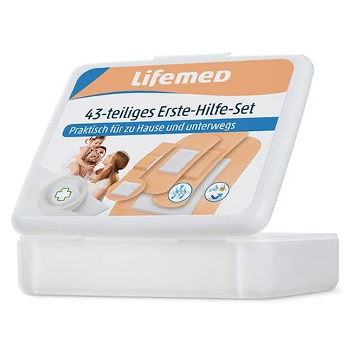 Lifemed Erste-Hilfe-Set braun 43-teilig