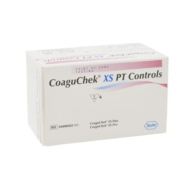 CoaguChek XS PT Controls, 4 Flaschen