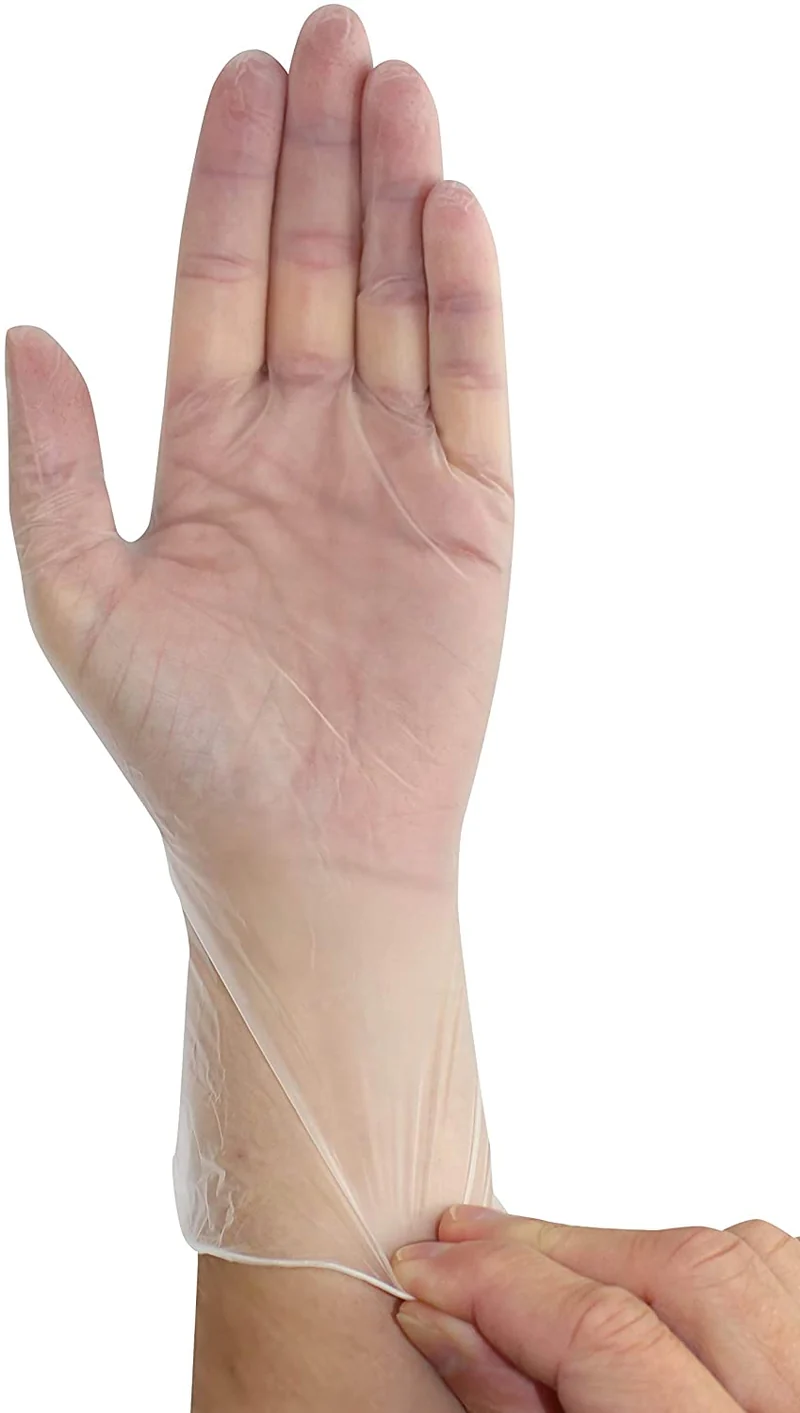 Medi-Inn Vinyl Light Einmalhandschuhe, transparent, gepudert