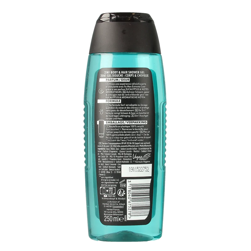 FA Men douche extra cool 250.00 Milliliter