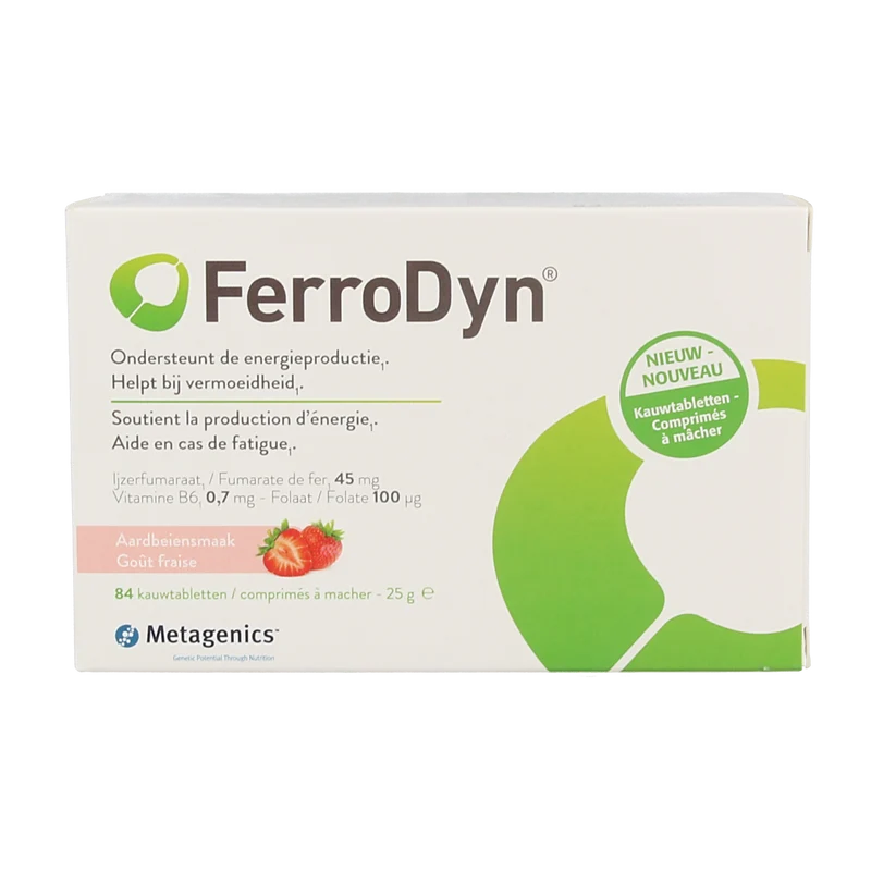Metagenics Ferrodyn 84.00 Kauwtabletten