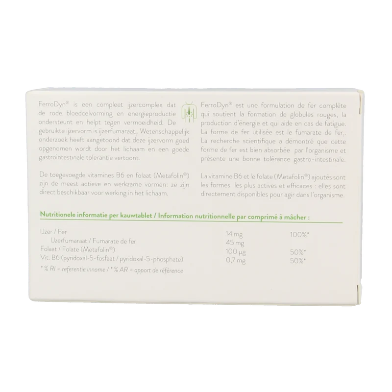 Metagenics Ferrodyn 84.00 Kauwtabletten