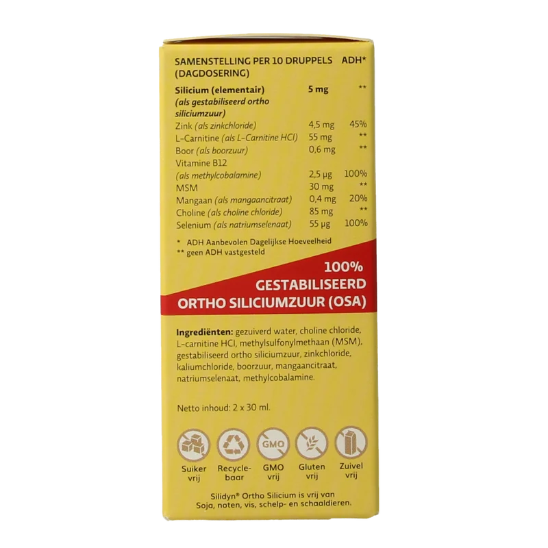 Silidyn Ortho silicium duoverpakking 2 x 30ml 60.00 Milliliter