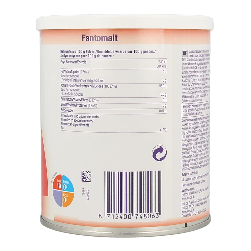 Nutricia Fantomalt poeder 400.00 Gram