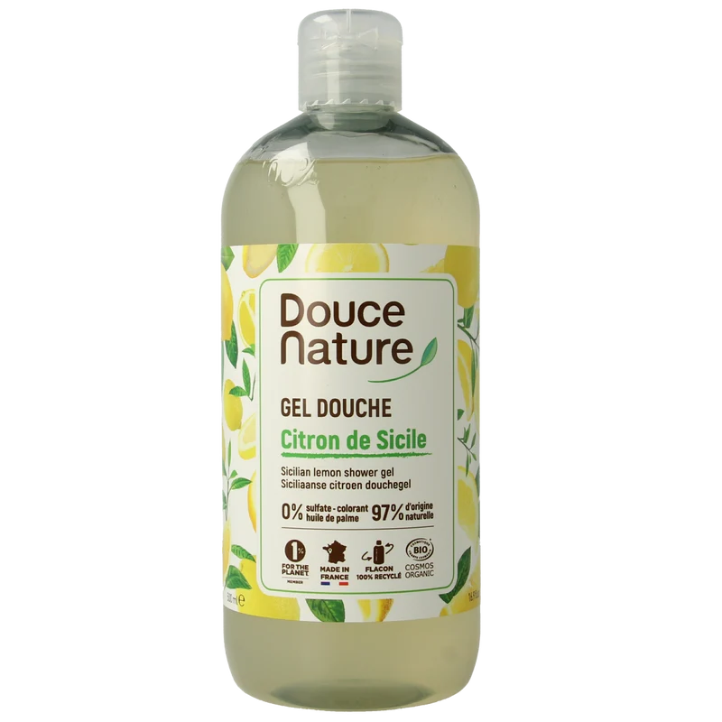 Douce Nature Douchegel Siciliaanse citroen 500.00 Milliliter