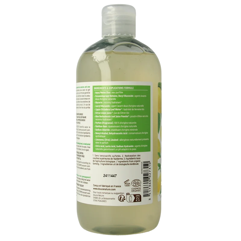Douce Nature Douchegel Siciliaanse citroen 500.00 Milliliter