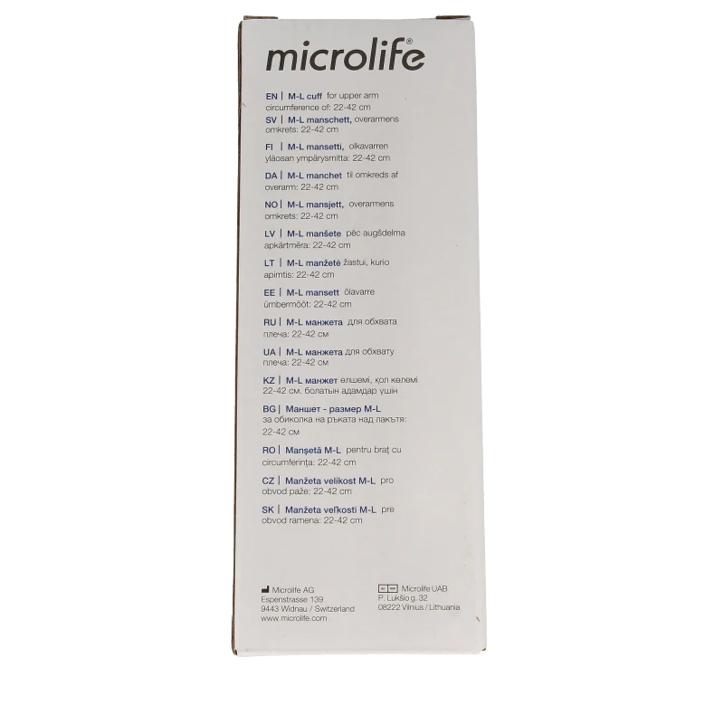 Microlife Manchet 22-42 bovenarm M/L 1 Stuks