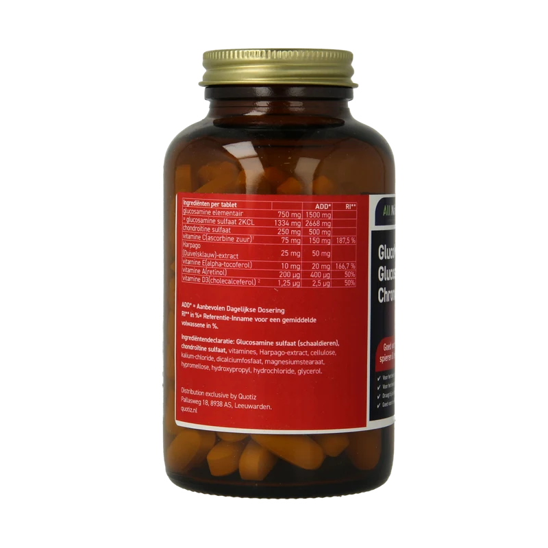 All Natural GlucoMax glucosamine & chondroitine 120.00 Tabletten