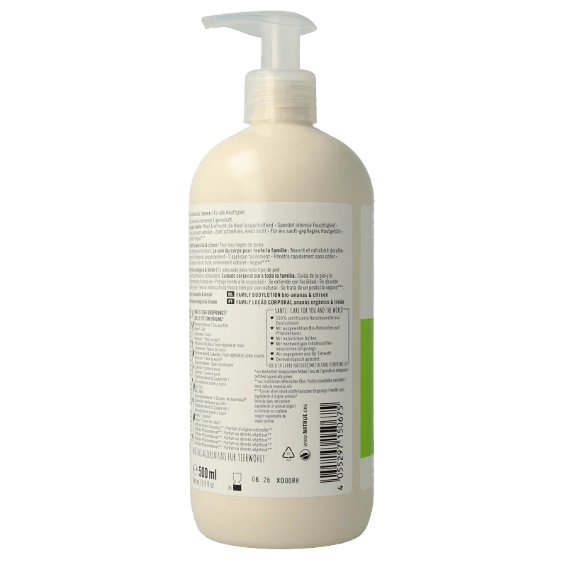 Sante Family bodylotion pineapple & lime 500 Milliliter