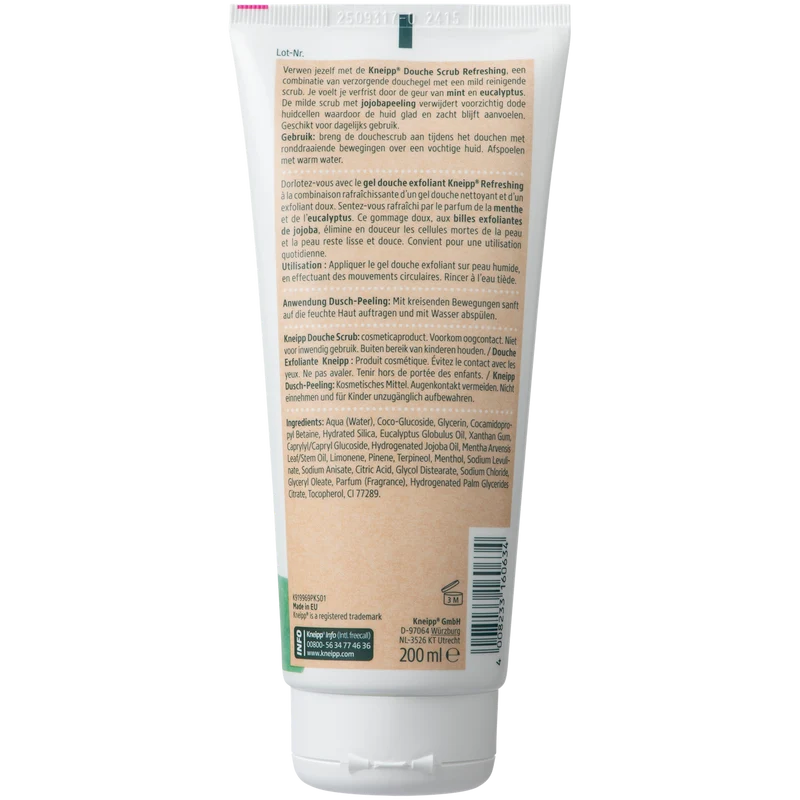 Kneipp Douche scrub Refreshing 200.00 Milliliter