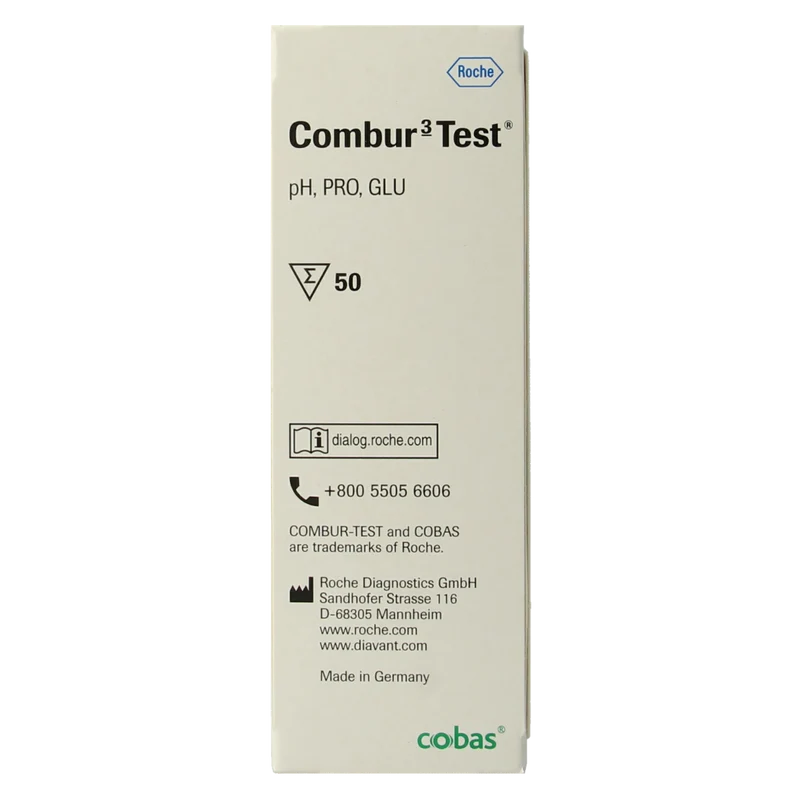 Roche Combur 3 teststrips 50.00 Stuks