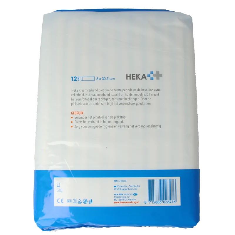 Heka Kraamverband 8 x 30.5cm 12 Stuks