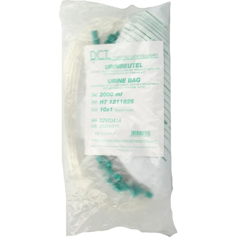 Mediware DCT Urinebedzak 2 liter + slang 90cm 10.00 Stuks