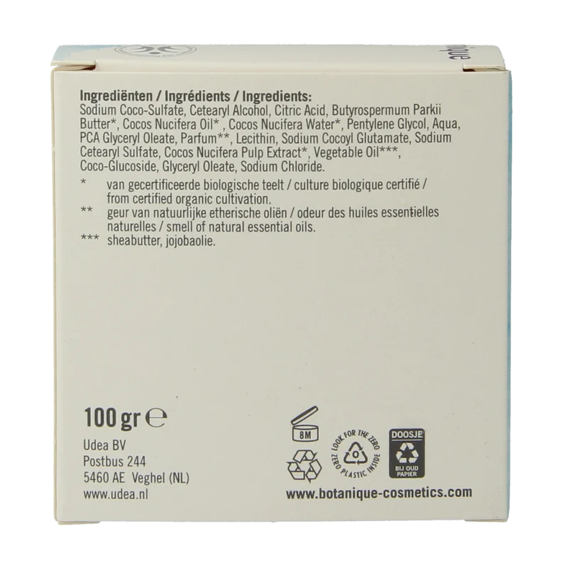 Botanique Body & face bar kokos 100.00 Gram