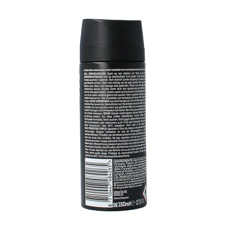 AXE Deodorant bodyspray black 150.00 Milliliter