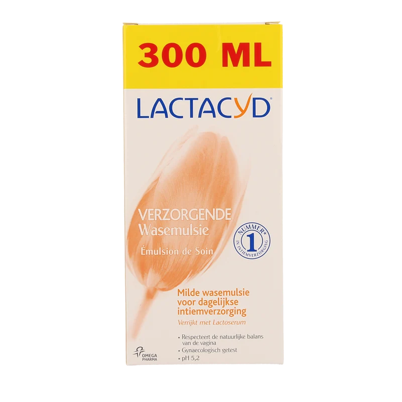 Lactacyd Wasemulsie verzorgend 300.00 Milliliter