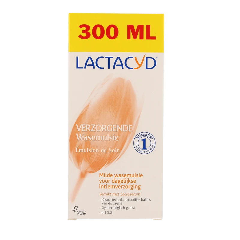 Lactacyd Wasemulsie verzorgend 300.00 Milliliter