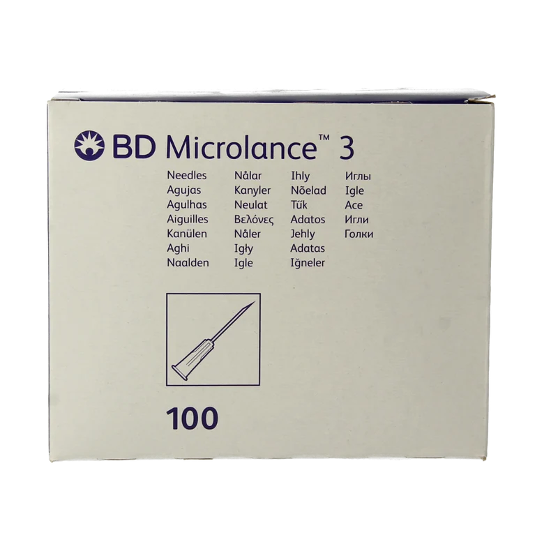 Becton Injectienaald B/D microlance 0.80 x 40 100.00 Stuks