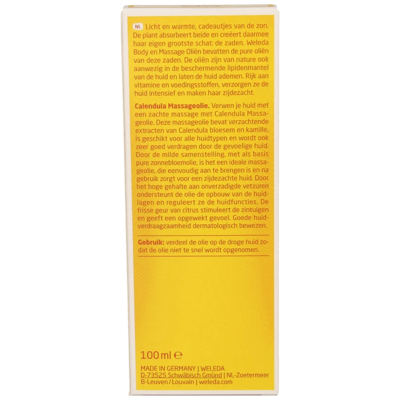 Weleda Calendula massageolie 100.00 Milliliter