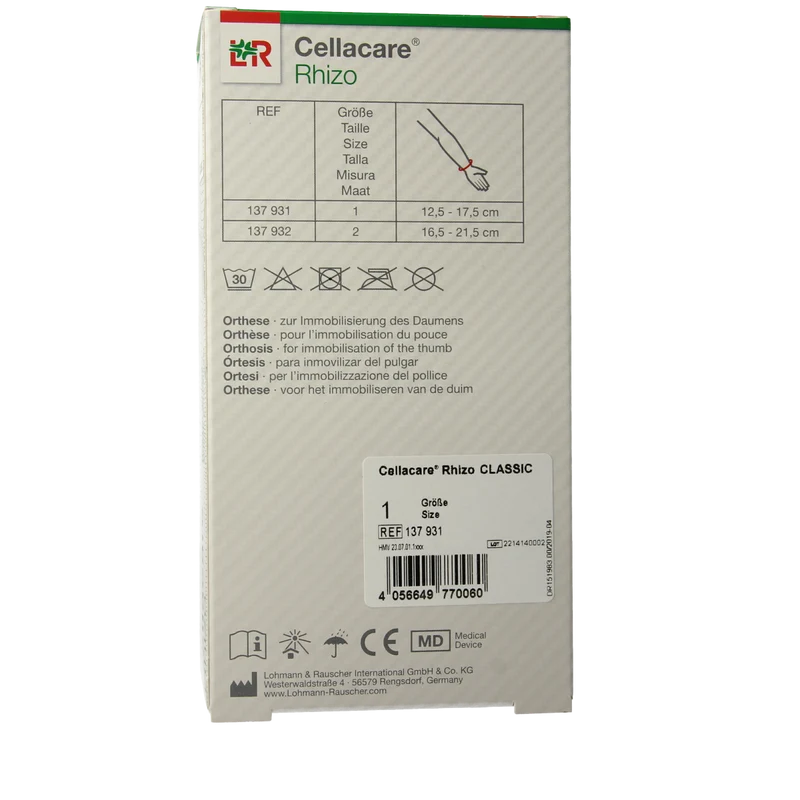Cellacare Classic duimbrace rhizo maat 1 1.00 Stuks
