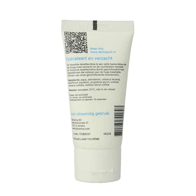 Bipharma Vaseline lanettecreme 50.00 Gram
